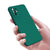 Matte Lens Protective Back Cover for Oppo F19 PRO , Slim Silicone with Soft Lining Shockproof Flexible Full Body Bumper Case (Green)