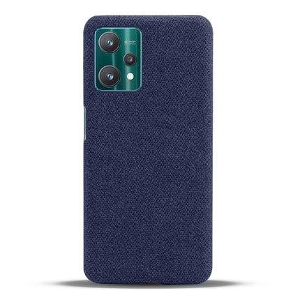 Woven Soft Fabric Case for Realme 9 Pro Back Cover, Shock Protection Slim Hard Anti Slip Back Cover (Blue)
