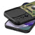Mobizang Tank Back Cover for Samsung Galaxy Note 20 Ultra| Inbuilt Ring + Slider Shockproof Lens Protection Case (Green)