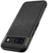 Mobizang Tux Leather Back Cover for Google Pixel 8A | Slim Shockproof Camera Protection Bumper Case (Black)