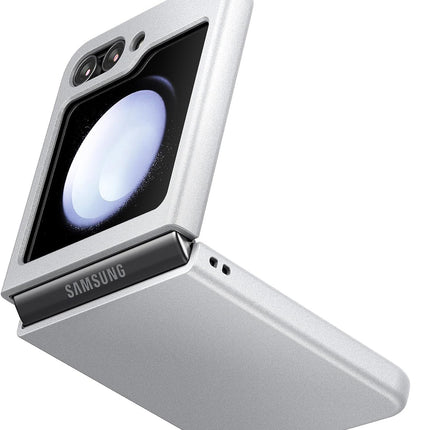 Mobizang Ultra Thin Back Case for Samsung Galaxy Flip6 / Z Flip 6 | Full Body Protection Hard Back Cover (Silver)