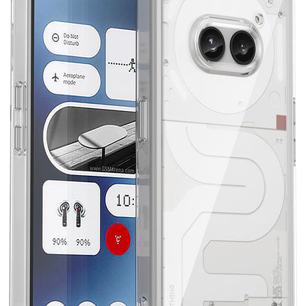 Mobizang Unicorn Acrylic Clear Back Cover For Nothing Phone 2A / 2A Plus | Slim Shockproof [Military Grade Protection] Hybrid Bumper Case (Clear Sides)