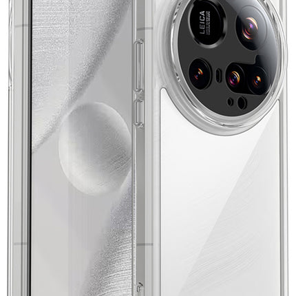 Mobizang Unicorn Acrylic Clear Back Cover For Xiaomi 15 Ultra | Slim Shockproof [Military Grade Protection] Hybrid Bumper Case (Clear Sides)