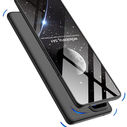 Kapa Double Dip Full 360 Protection Back Case Cover for Vivo V30 (5G) / Vivo 30 Pro (5G) (Black)