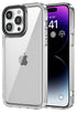 Mobizang Warrior Acrylic Clear Back Cover For Apple iPhone 16 Pro | Slim Shockproof [Military Grade Protection] Hybrid Bumper Case (Clear Sides)