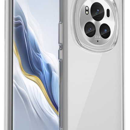 Mobizang Unicorn Acrylic Clear Back Cover For Honor Magic 6 PRO | Slim Shockproof [Military Grade Protection] Hybrid Bumper Case (Clear Sides)