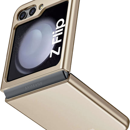 Mobizang Ultra Thin Back Case for Samsung Galaxy Flip6 / Z Flip 6 | Full Body Protection Hard Back Cover (Titanium)