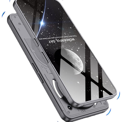 Mobizang Double Dip Full 360 Protection Back Case Cover for Nothing Phone 3A Pro (Grey)