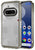 Mobizang Warrior Acrylic Clear Back Cover For Nothing Phone 3A 5G | Slim Shockproof [Military Grade Protection] Hybrid Bumper Case (Grey Sides)