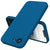 Mobizang Matte Protective Lens Flexible Back Cover for Apple iPhone 16E | Slim Silicone with Soft Lining Shockproof Full Body Bumper Case (Blue)