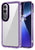 Mobizang Warrior Acrylic Clear Back Cover For OnePlus Nord CE4 | Slim Shockproof [Military Grade Protection] Hybrid Bumper Case (Purple Sides)