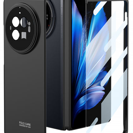 Mobizang Ultra Thin Back Case for  Vivo X Fold 3 PRO | Full Body Protection Hard Back Cover, Black