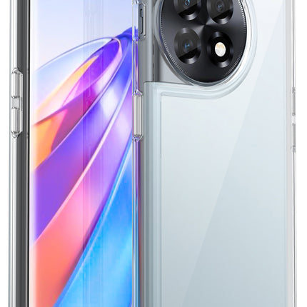 Mobizang Unicorn Acrylic Clear Back Cover For OnePlus 11R | Slim Shockproof [Military Grade Protection] Hybrid Bumper Case (Clear Sides)