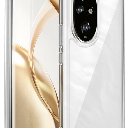 Mobizang Unicorn Acrylic Clear Back Cover For Honor 200 Pro (5G) | Slim Shockproof [Military Grade Protection] Hybrid Bumper Case (Clear Sides)