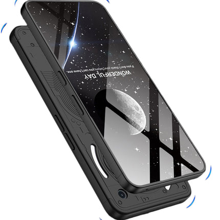 Mobizang Double Dip Full 360 Protection Back Case Cover for Nothing Phone 3A 5G (Black)