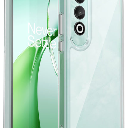 Mobizang Unicorn Acrylic Clear Back Cover For OnePlus Nord CE 4 | Slim Shockproof [Military Grade Protection] Hybrid Bumper Case (Clear Sides)