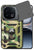 Mobizang Tank Back Cover for IQOO 13 (5G) | Inbuilt Ring + Slider Shockproof Lens Protection Bumper Back Case (Green)