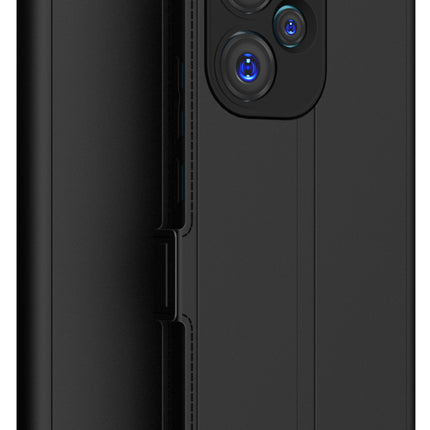 Kapa Noble Slim Magnetic Leather Flip Case Cover for Redmi Note 13 Pro Plus (5G) | Card Holder Stand Flip Wallet Case (Black)