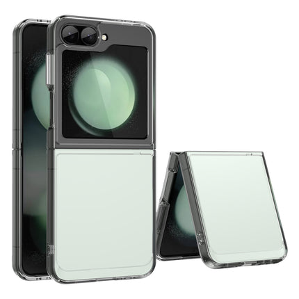 Mobizang Unicorn Acrylic Clear Back Cover For Samsung Galaxy Z Flip 6 | Slim Shockproof [Military Grade Protection] Hybrid Bumper Case (Clear Sides)