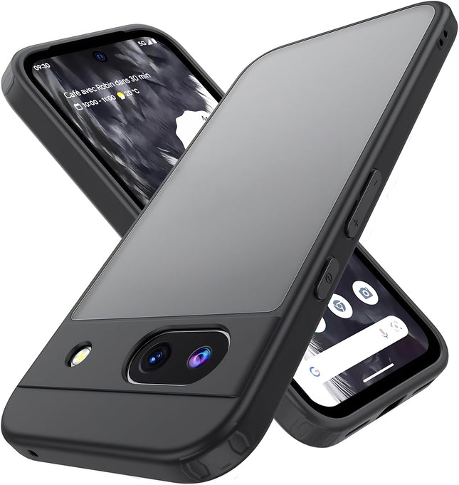 Mobizang Shield Clear Acrylic Back Shock Proof Case Cover for Google Pixel 8A (Transparent)