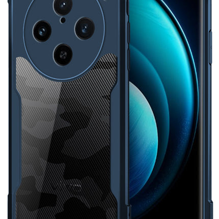 Mobizang Beetle Camouflage Back Cover for Vivo X100 Pro (5G) | [Military Grade Protection] Shock Proof Slim Hybrid Bumper Case (Blue)