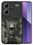 Kapa Tank Back Cover for Redmi Note 13 Pro Plus (5G) | Inbuilt Ring + Slider Shockproof Lens Protection Bumper Back Case (Black)
