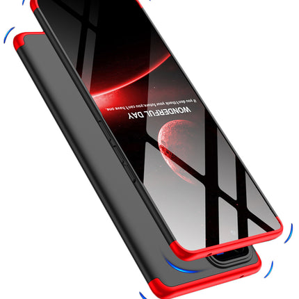 Kapa Double Dip Full 360 Protection Back Case Cover for Vivo V30 (5G) / Vivo 30 Pro (5G) (Red , Black)