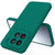 Mobizang Matte Protective Lens Flexible Back Cover for Xiaomi 15 5G | Slim Silicone with Soft Lining Shockproof Full Body Bumper Case (Green)
