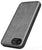 Mobizang Tux Leather Back Cover for Apple iPhone 16E | Slim Shockproof Camera Protection Bumper Case (Grey)