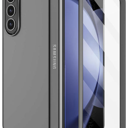 Mobizang Ultra Thin Back Case for Samsung Galaxy Z Fold 5 | Full Body Protection Hard Back Cover, Grey