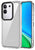 Mobizang Warrior Acrylic Clear Back Cover For Vivo T4X 5G | Slim Shockproof [Military Grade Protection] Hybrid Bumper Case (Clear Sides)