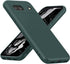 Mobizang Matte Protective Lens Flexible Back Cover for Google Pixel 8A | Slim Silicone with Soft Lining Shockproof Full Body Bumper Case (Green)