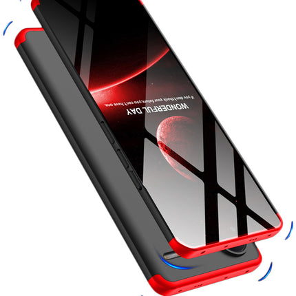 Kapa Double Dip Full 360 Protection Back Case Cover for Redmi Note 13 Pro Plus (5G) (Red , Black)