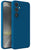 Mobizang Matte Protective Lens Flexible Back Cover for Samsung Galaxy S25 | Slim Silicone with Soft Lining Shockproof Full Body Bumper Case (Blue)