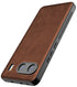 Mobizang Tux Leather Back Cover for OnePlus Nord 4 | Slim Shockproof Camera Protection Bumper Case (Brown)