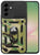 Mobizang Tank Back Cover for Samsung Galaxy A56 | Inbuilt Ring + Slider Shockproof Lens Protection Bumper Back Case (Green)