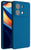 Mobizang Matte Protective Lens Flexible Back Cover for Poco X6 Neo (5G) | Slim Silicone with Soft Lining Shockproof Full Body Bumper Case (Blue)