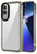 Mobizang Warrior Acrylic Clear Back Cover For OnePlus Nord CE 4 Lite | Slim Shockproof [Military Grade Protection] Hybrid Bumper Case (Grey Sides)