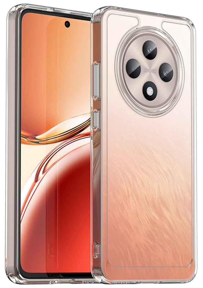 Mobizang Unicorn Acrylic Clear Back Cover For Oppo F27 (5G) | Slim Shockproof [Military Grade Protection] Hybrid Bumper Case (Clear Sides)