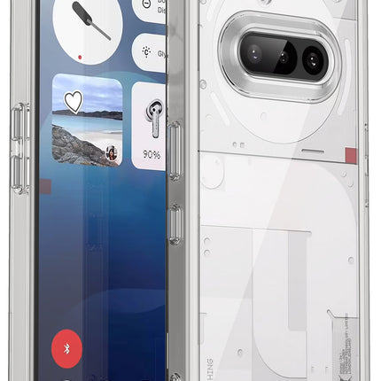 Mobizang Unicorn Acrylic Clear Back Cover For Nothing Phone 3A 5G | Slim Shockproof [Military Grade Protection] Hybrid Bumper Case (Clear Sides)