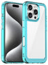 Mobizang Unicorn Acrylic Clear Back Cover For Apple iPhone 16 Pro | Slim Shockproof [Military Grade Protection] Hybrid Bumper Case (Blue Sides)