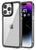 Mobizang Warrior Acrylic Clear Back Cover For Apple iPhone 16 Pro Max | Slim Shockproof [Military Grade Protection] Hybrid Bumper Case (Grey Sides)