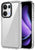 Mobizang Warrior Acrylic Clear Back Cover For Oppo Reno 13 Pro 5G | Slim Shockproof [Military Grade Protection] Hybrid Bumper Case (Clear Sides)
