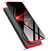 Kapa Double Dip Full 360 Protection Back Case Cover for Realme 12 Pro / 12 Pro Plus (Red , Black)