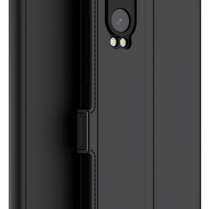 Mobizang Noble Slim Magnetic Leather Flip Case Cover for OnePlus Nord CE 4 Lite | Card Holder Stand Flip Wallet Case (Black)