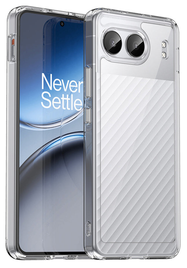 Mobizang Unicorn Acrylic Clear Back Cover For OnePlus Nord 4 | Slim Shockproof [Military Grade Protection] Hybrid Bumper Case (Clear Sides)