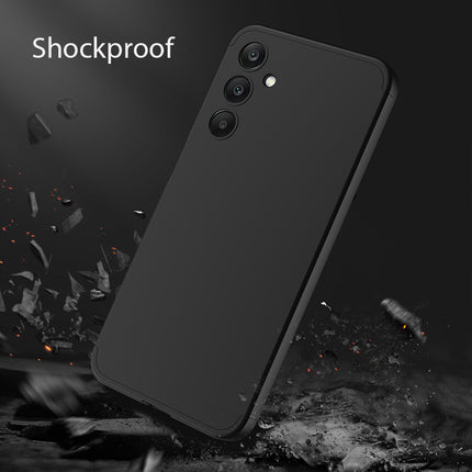 Kapa Double Dip Full 360 Protection Back Case Cover for Samsung Galaxy A25 (5G) (Black)