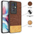 Mobizang Soft Fabric & Leather Hybrid Protective Back Cover for Oppo F25 Pro (5G) | Shockproof Slim Hard Anti Slip Back Case (Brown)