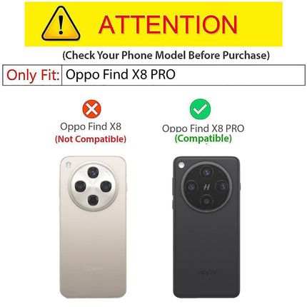 Mobizang Tux Leather Back Cover for Oppo Find X8 Pro | Slim Shockproof Camera Protection Bumper Case (Brown)