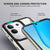 Mobizang Warrior Acrylic Clear Back Cover For Vivo T4X 5G | Slim Shockproof [Military Grade Protection] Hybrid Bumper Case (Grey Sides)